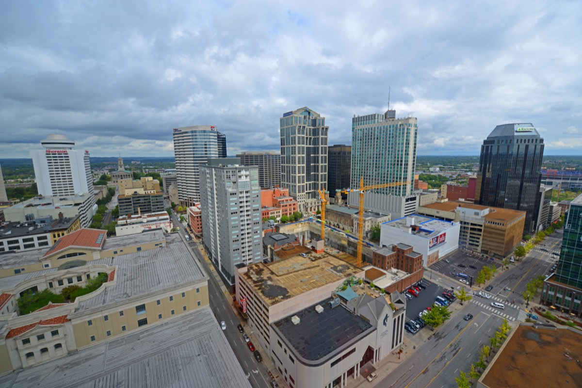 Zone hôtelière de Nashville